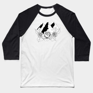 Floral Mountains Baseball T-Shirt